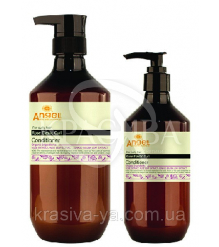 Кондиционер для вьющихся волос с экстрактом розы, 800мл - 1