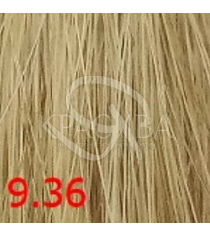 Cutrin Aurora Demi Color - Безаммиачная краска для волос 9.36 Очень светлый золотой песок, 60 мл - 1