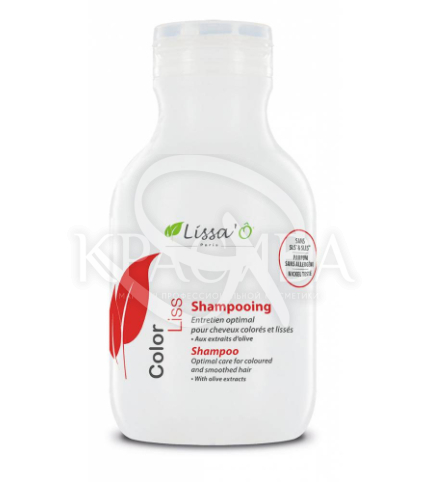 Шампунь для окрашенных и прямых волос с маслами фруктовых и оливых плодов - 1