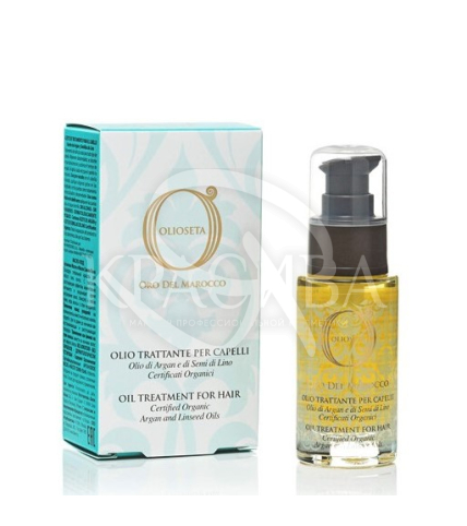 Масло-догляд для волосся з олією аргану та олією насіння льону - 1