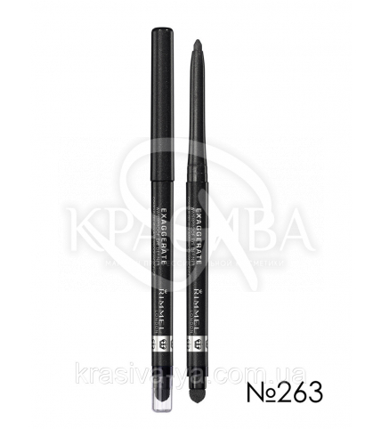 RM Exaggerate Waterproof Eye Definer - Олівець для очей (263-Starlit Black / зірковий чорний), 0,28 г - 1