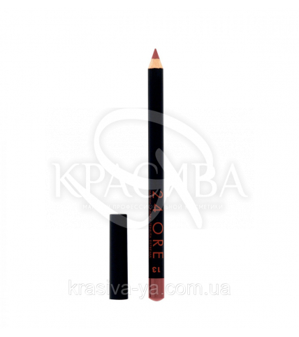 Стійкий косметичний олівець для губ "Lip Pencil 24 Ore" 13, 1.5 м - 1
