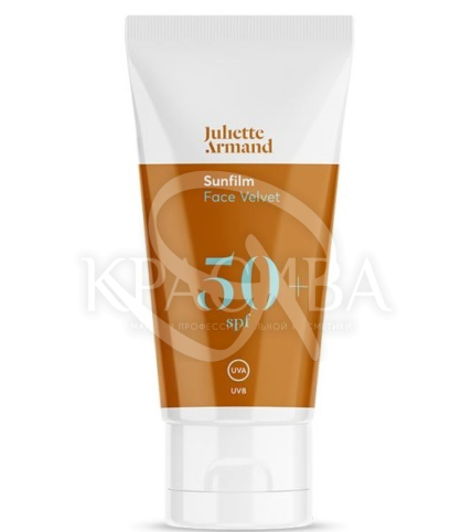 Солнцезащитный крем для лица с бархатной жирной текстурой c SPF 50 - 1