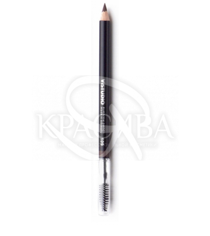 Vistudio Eyebrow Pencil - Пудровий олівець для брів з щіткою 109, 1.8 г - 1