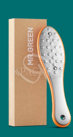 Терка для п'ят - лазерна пилка для ніг двостороння "Помаранчевий" - 3