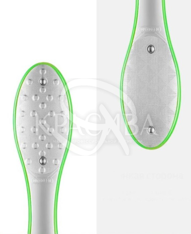 Терка для п'ят - лазерна пилка для ніг двостороння "Зелений" - 2