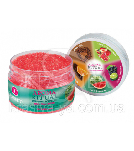 DC Aroma Refreshing Watermelon Scrub-Скраб-пілінг для тіла пом'якшувальний "Свіжий кавун", 200 м - 1