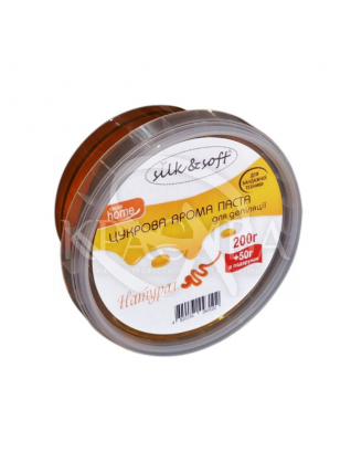 Silk&amp;Soft Сахарная паста для депиляции в домашних условиях Бандажная &quot;Натурал&quot;, 200 г + 50 г : Silk & Soft