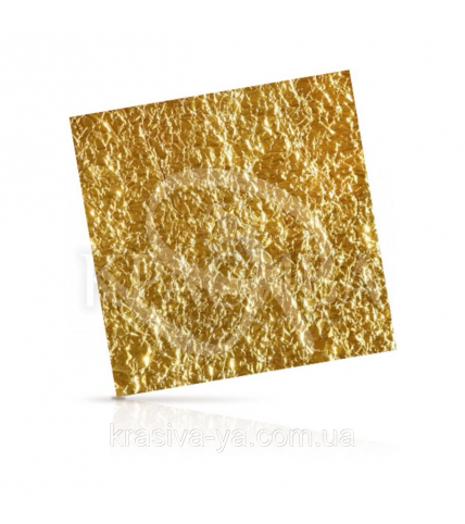 Золотые листья (пластины) - "Gold Leaves for mask", 1 пл. - 1