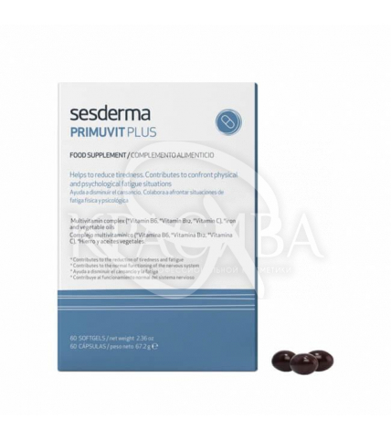 Primuvit Plus Softgels - Пищевая добавка Плюс, 60 капсул - 1