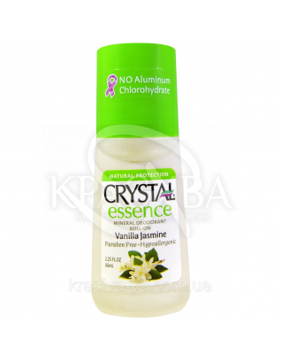 Crystal Essence Deodorant Vanila &amp; Jasmine Roll-on - Дезодорант роликовый (ваниль и жасмин), 66 мл : Дезодоранты
