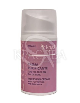Очищаючий крем з маслом чайного дерева та алое віра : 