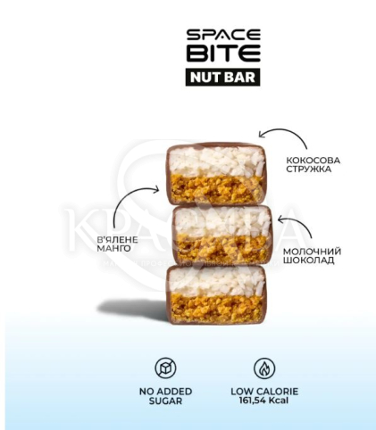 Батончик протеиновый "Кокос - Манго" глазированный молочным шоколадом - 3