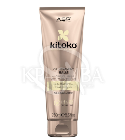 Бальзам для живлення всіх типів волосся з маслом аргани та карите - 1