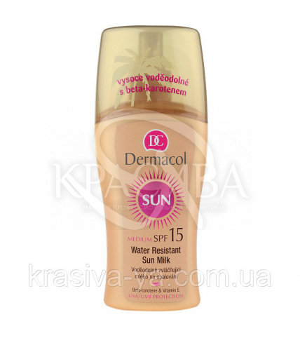 DC SUN Milk Молочко-спрей для загара SPF 15 водостойкий, смягчающий, 200 мл - 1