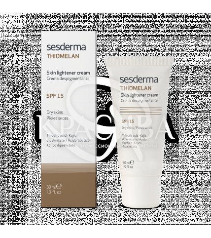 Thiomelan Skin Lightener Cream SPF 15 - Отбеливающий крем с SPF 15, 30 мл - 1