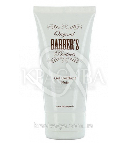 Original Barber's Gel Coiffant Noir - Гель для укладання волосся-чорний, 50 мл - 1