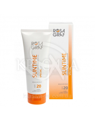 Сонцезахисна емульсія SPF20 - Suntime Sun Protection Special SPF20, 200 мл : Після засмаги
