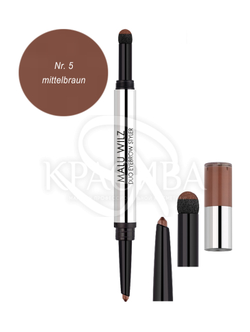 Олівець та пудра для брів 2 в 1 - 3