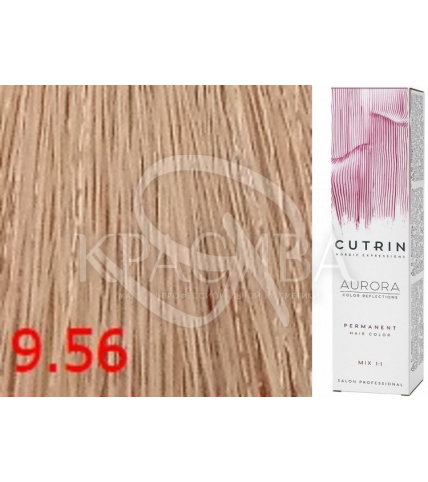 Cutrin Aurora Permanent Color - Аммиачная краска для волос 9.56 Сладкая ночь, 60 мл - 1