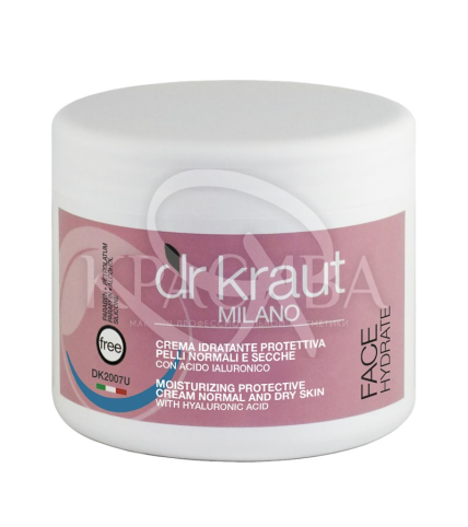 Зволожуючий захисний крем для нормальної та сухої шкіри з гіалуроновою кислотою - 1
