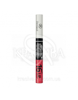 DC Make-up 16H Lip Colour 03 Стойкая краска для губ 2в1, 3 мл + 4.1 мл : Губная помада
