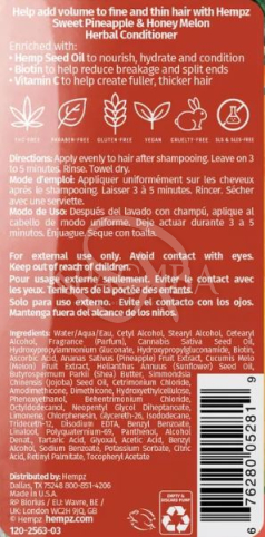 Кондиціонер "Ананас-Медова Диня" для об'єму - 2