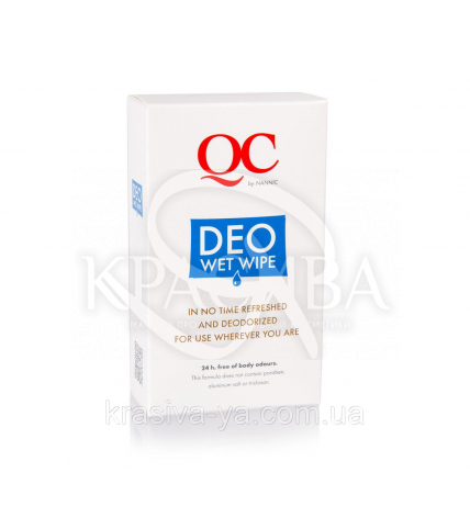 QC Deo-Wet-Wipes Дезодорант в салфетках, 1 уп/10 шт - 1