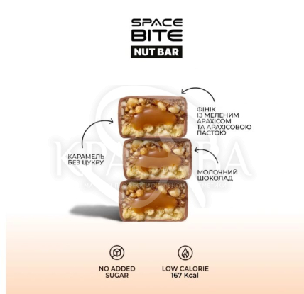 Батончик протеиновый "Арахис - Карамель" глазированный молочным шоколадом - 3