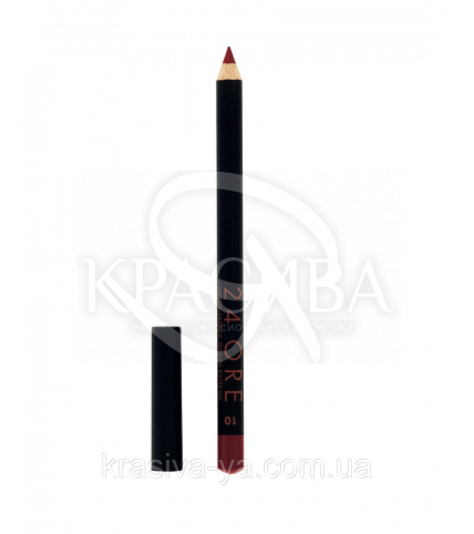 Стійкий косметичний олівець для губ "Lip Pencil 24 Ore" 10 Red, 1.5 м - 1