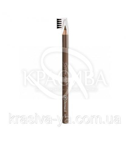 DC Make-up Eyebrow Pencil 01 Олівець для брів з щіткою, 1.6 м - 1