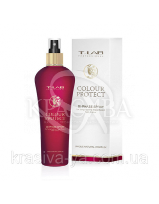 Двухфазный спрей для непревзойденного цвета волос Colour Protect Bi-phase Spray, 250 мл : T-lab Professional
