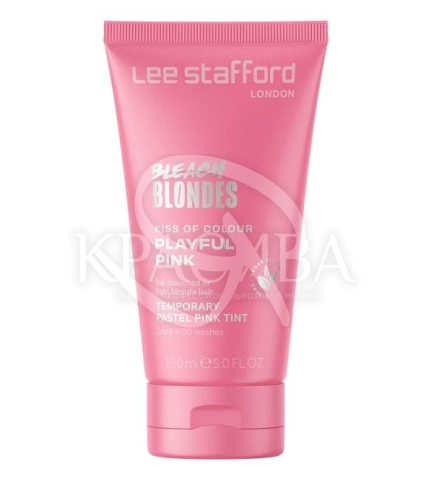 Временный оттеночный пастельно-розовый бальзам для волос - 1